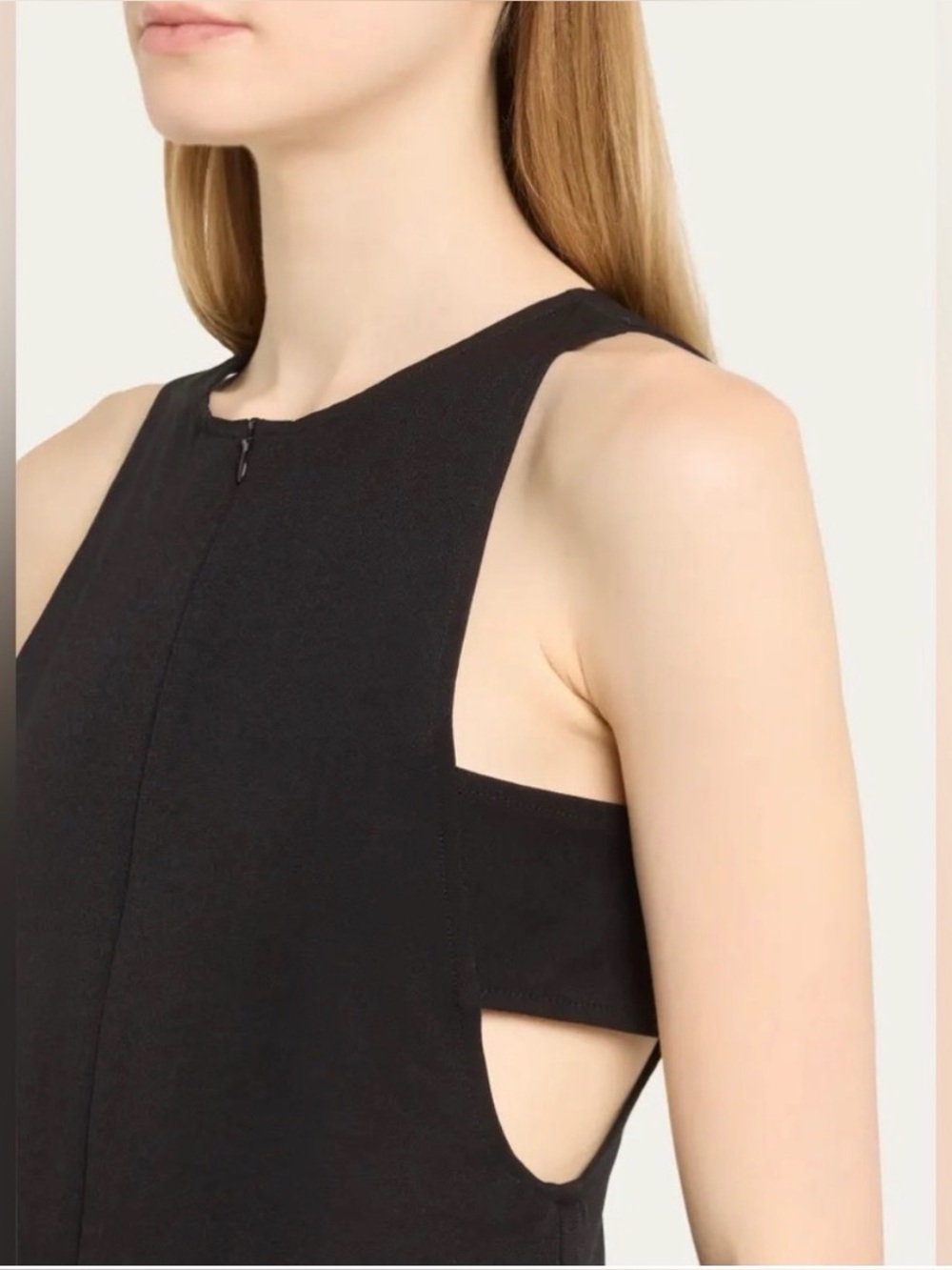 Sleek Black Cutout Jumpsuit